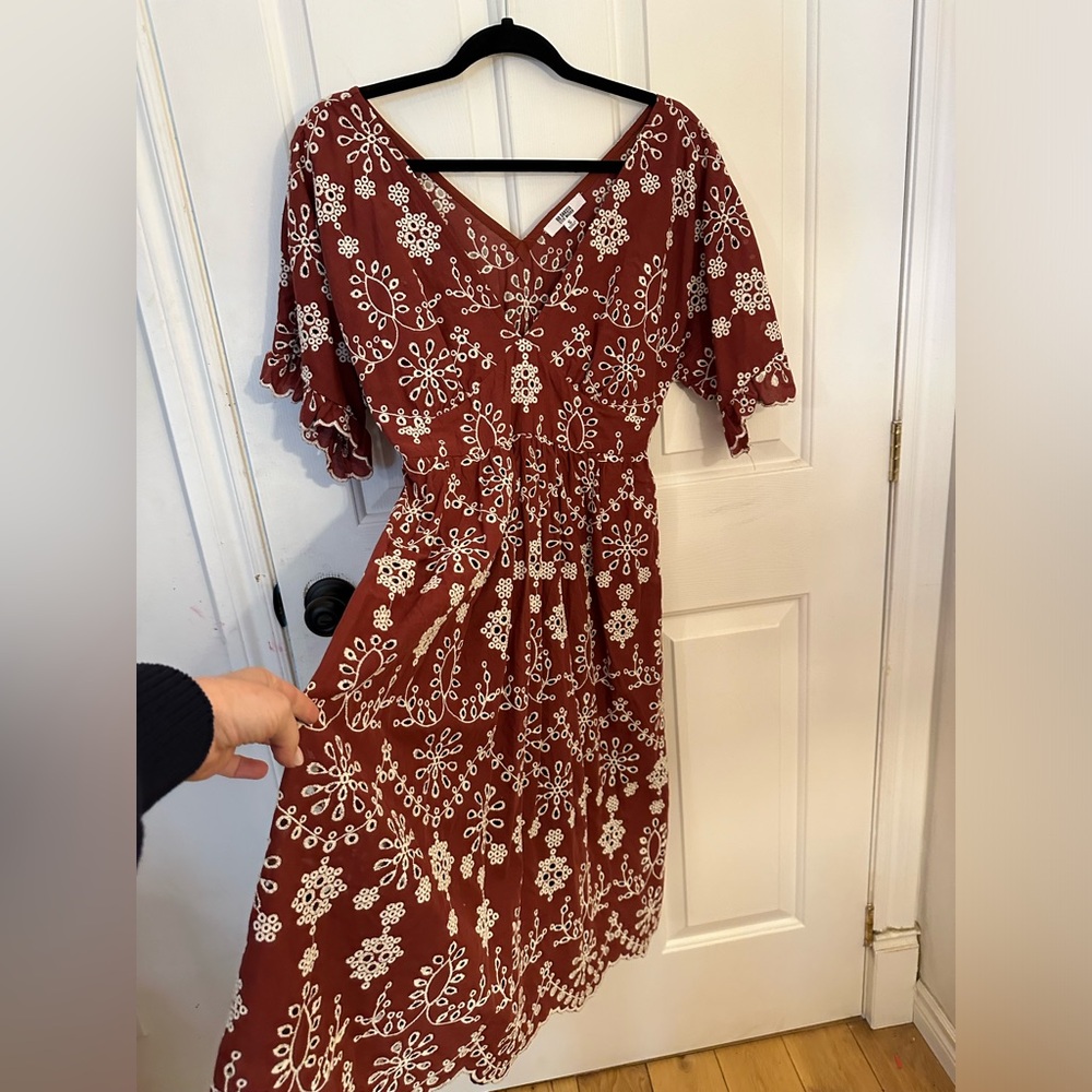 Cotton Dress with Embroidery